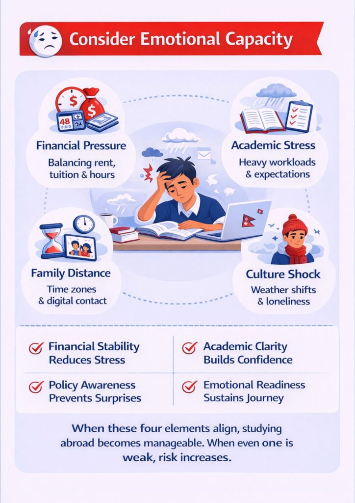 Emotional Capacity Of Nepali Students Studying Abroad